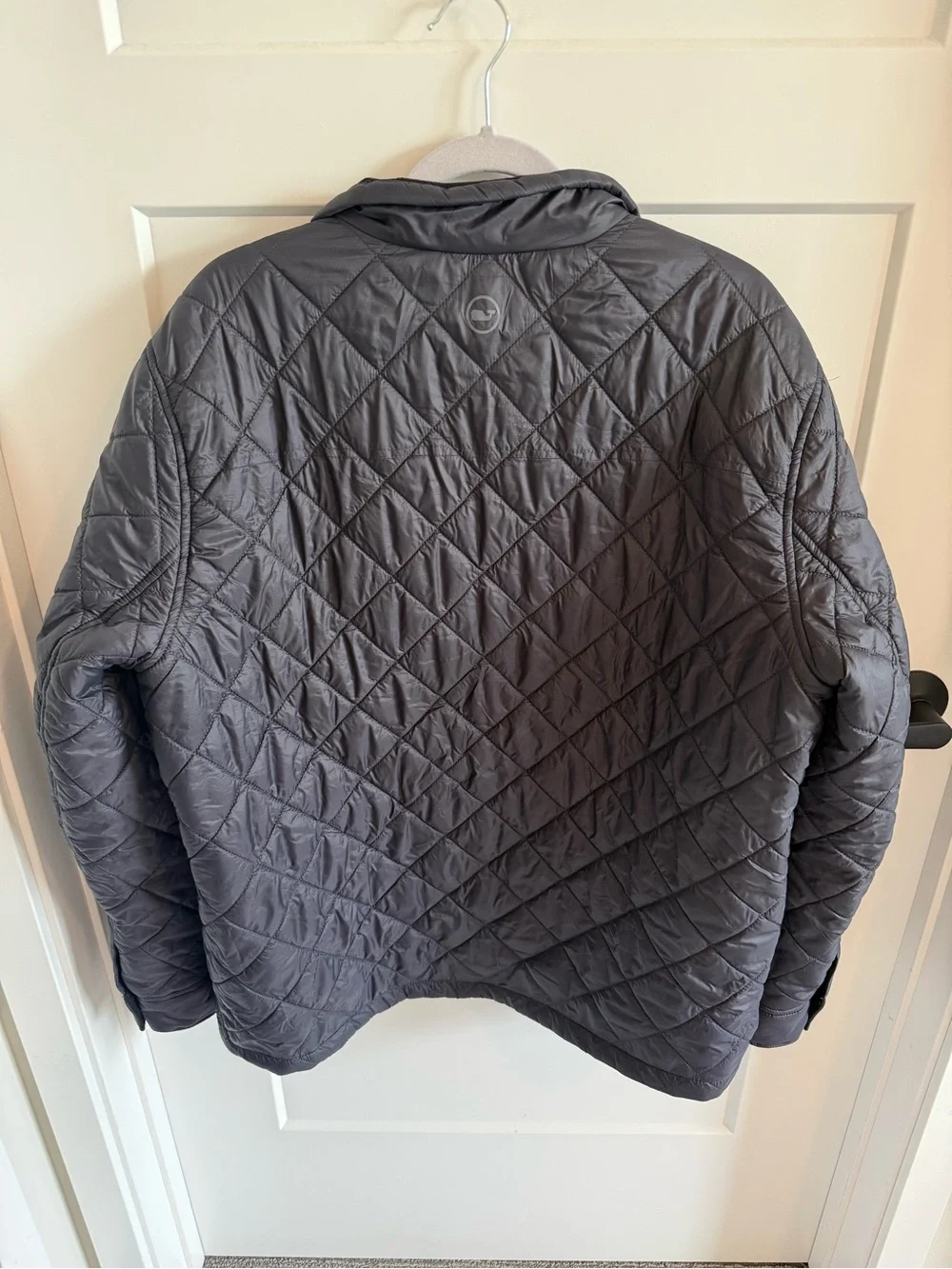 Vineyard Vines Performance Quilted Snap Front Jacket Gray 2XL Lightweight Men’s